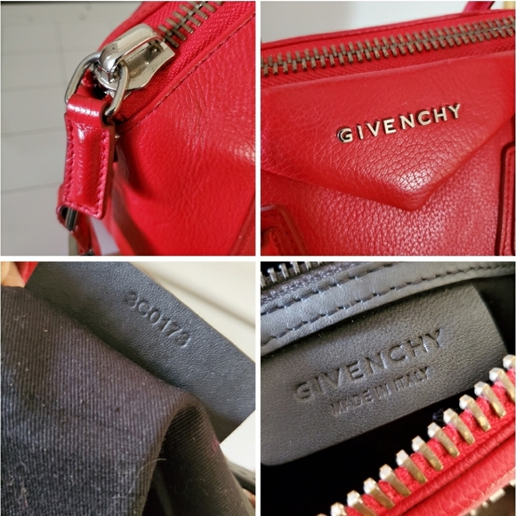 GIVENCHY Antigona Medium Red Bag - Picture 4 of 14
